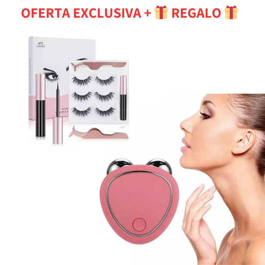 Dispositivo de lifting facial sin cirugía Luxe Skin Pro™ + Pack pestañas magnéticas